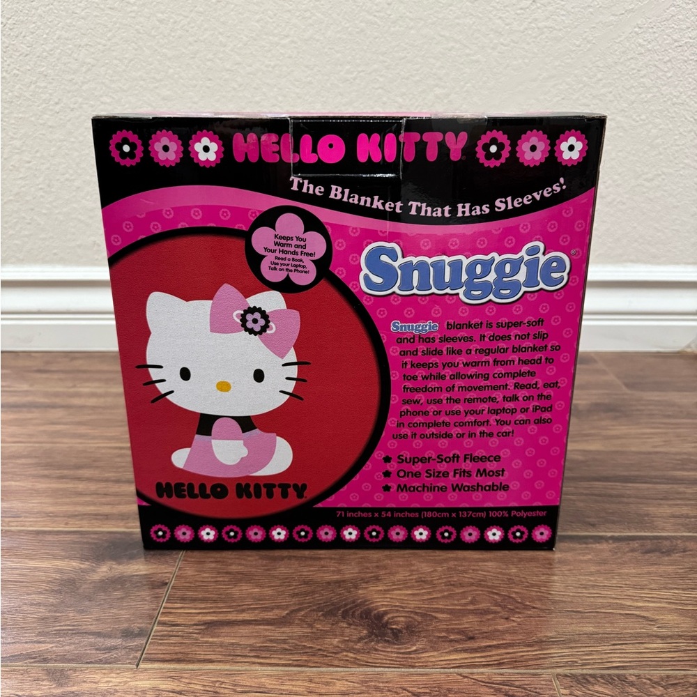 Hello Kitty Snuggie Blanket - Pink and White. NIB - Picture 2 of 3
